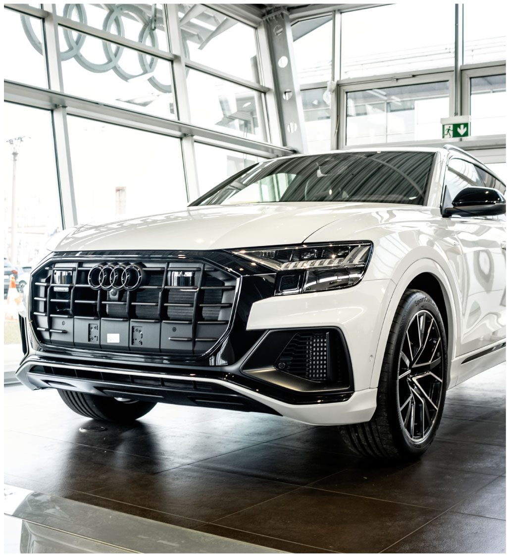 Audi with car window tint installed in Lupton City